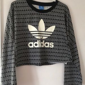 Adidas print long sleeve shirt